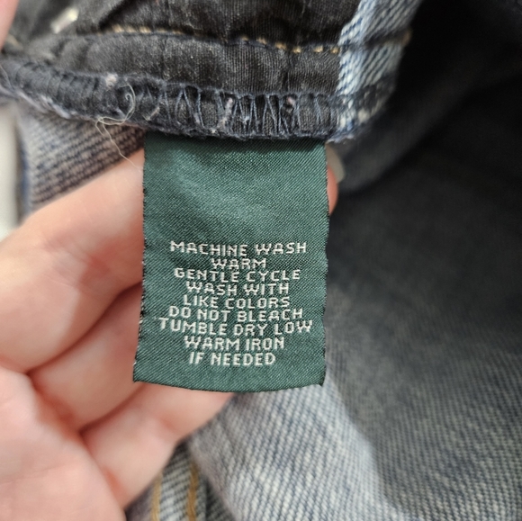 Lauren Ralph Lauren distressed boot cut jeans women's size 4 - Picture 5 of 14